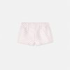 Pantalons Et Shorts | Versace Short Boxer En Soie Duchesse Contrasto