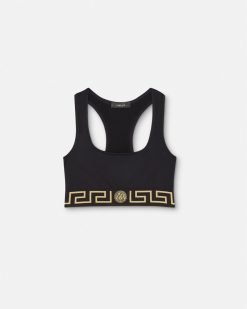 Activewear | Versace Brassiere De Sport A Bordure Greca