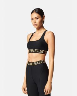 Activewear | Versace Brassiere De Sport A Bordure Greca