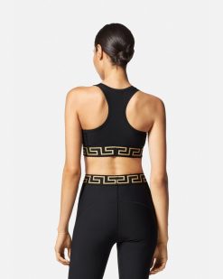 Activewear | Versace Brassiere De Sport A Bordure Greca