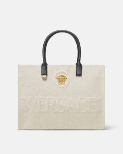 La Medusa | Versace Grand Fourre-Tout En Toile La Medusa