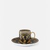 Cafe Et The | Versace Tasse A Expresso Et Soucoupe Virtus Gala