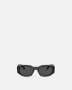 Lunettes De Soleil | Versace Lunettes De Soleil Cloutees Medusa Biggie