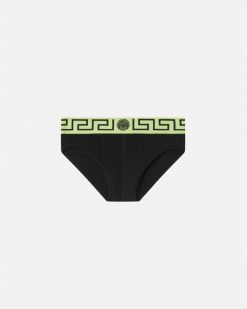 Slips | Versace Slip A Bordure Greca