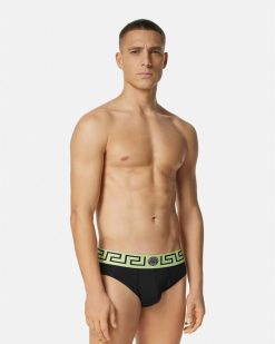 Slips | Versace Slip A Bordure Greca