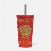 Voyages | Versace Mug De Voyage Medusa Avec Cristaux