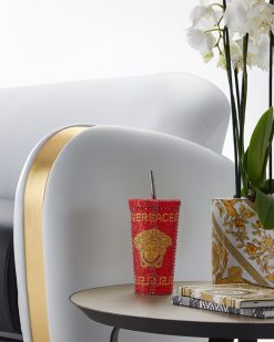 Voyages | Versace Mug De Voyage Medusa Avec Cristaux