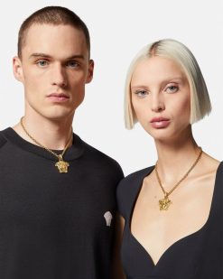 Colliers | Versace Collier La Medusa Avec Cristaux