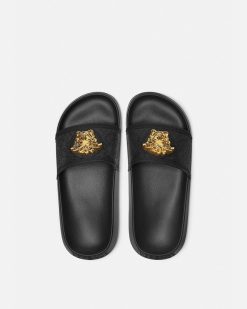 Sandales | Versace Claquettes Palazzo