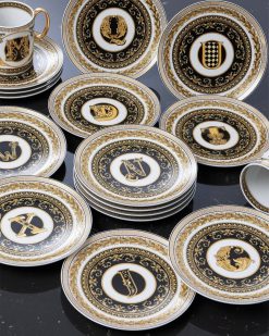 Assiettes | Versace Assiette W Virtus Alphabet 17 Cm