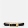 Ceintures | Versace Ceinture En Cuir Safety Pin