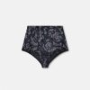 Soutiens-Gorge Et Slips | Versace Slip De Bain Taille Haute Barocco