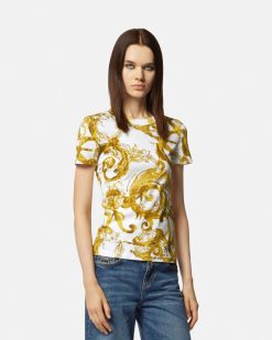 Vetements | Versace T-Shirt Watercolour Couture