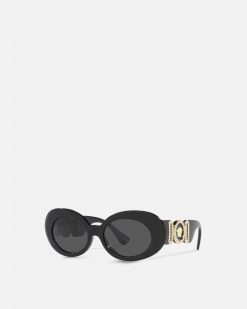 Lunettes De Soleil | Versace Lunettes De Soleil Ovales Medusa Biggie