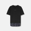 T-Shirts Et Polos | Versace T-Shirt A Empiecement Barocco