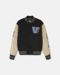 Vetements | Versace Bomber A Ecusson Avec Logo