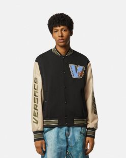 Vetements | Versace Bomber A Ecusson Avec Logo