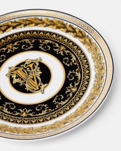 Assiettes | Versace Assiette V Virtus Alphabet 17 Cm