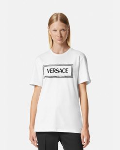 T-Shirts Et Pulls | Versace T-Shirt '90S Vintage Logo Brode