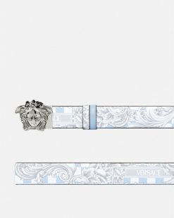 Ceintures | Versace Ceinture En Cuir Reversible La Medusa 4 Cm