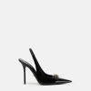 Gianni Ribbon | Versace Gianni Ribbon Slingbacks 110 Mm