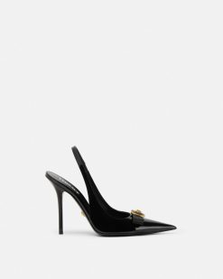 Gianni Ribbon | Versace Gianni Ribbon Slingbacks 110 Mm