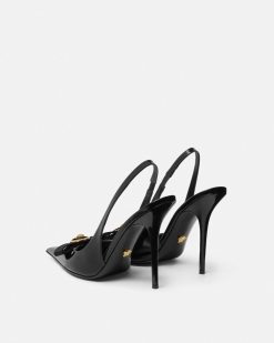 Gianni Ribbon | Versace Gianni Ribbon Slingbacks 110 Mm