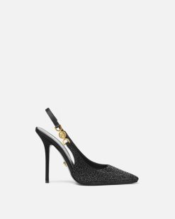 Medusa '95 | Versace Medusa '95 Slingbacks Avec Cristaux 110 Mm