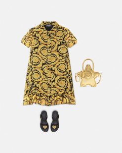 Vetements | Versace Robe-Chemise Barocco Kids