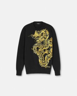 Maille | Versace Pull Annee Du Dragon