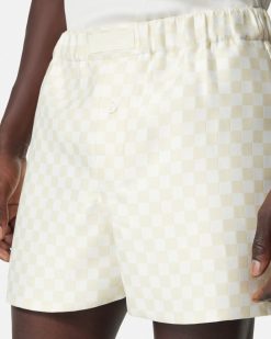 Pantalons Et Shorts | Versace Short En Soie Duchesse Contrasto