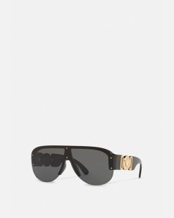 Lunettes De Soleil | Versace Lunettes De Soleil Aviateur Medusa Biggie