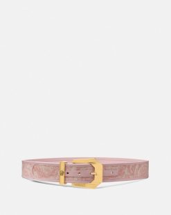 Ceintures | Versace Ceinture En Jacquard Barocco Medusa Heritage