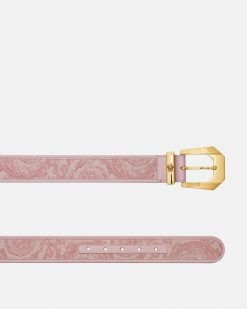 Ceintures | Versace Ceinture En Jacquard Barocco Medusa Heritage