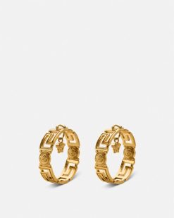 Boucles D'Oreilles | Versace Creoles Greca