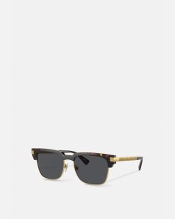 Lunettes De Soleil | Versace Lunettes De Soleil A Motif Greca