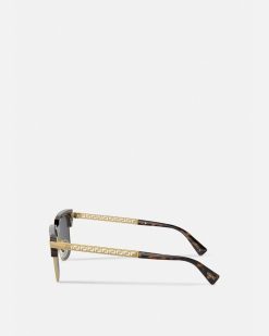 Lunettes De Soleil | Versace Lunettes De Soleil A Motif Greca