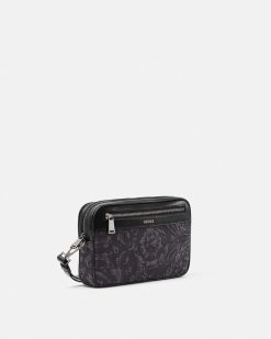 Athena | Versace Pochette En Jacquard Barocco