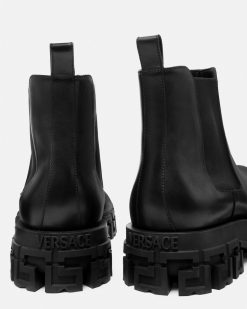 Bottes | Versace Bottines Chelsea Greca Portico