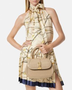 Greca Goddess | Versace Sac Effet Croco Greca Goddess