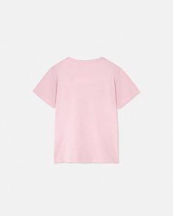 Vetements | Versace T-Shirt Versace Logo Kids Avec Cristaux