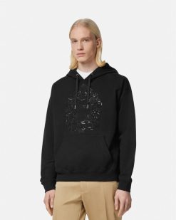 Sweats | Versace Hoodie Versace Cartouche Avec Ornements