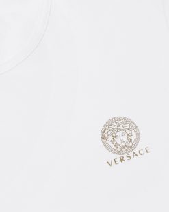 Loungewear Et Pyjamas | Versace Maillot De Corps Medusa