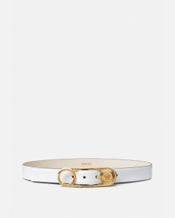 Ceintures | Versace Ceinture En Cuir Safety Pin