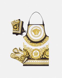 Accessoires | Versace Ensemble Tablier Cuisine Crete De Fleur