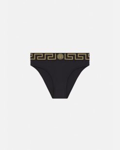 Maillots De Bain | Versace Bas De Bikini A Bordure Greca