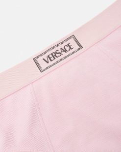 Soutiens-Gorge Et Slips | Versace Culotte Cotelee '90S Vintage Logo