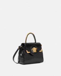 La Medusa | Versace Petit Sac A Main La Medusa Effet Croco