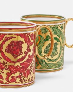 Deco | Versace Ensemble De 2 Mugs Medusa Garland