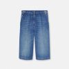 Denim | Versace Short Bermuda En Jean